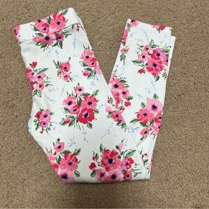 Janie and Jack Floral Leggings Size 7